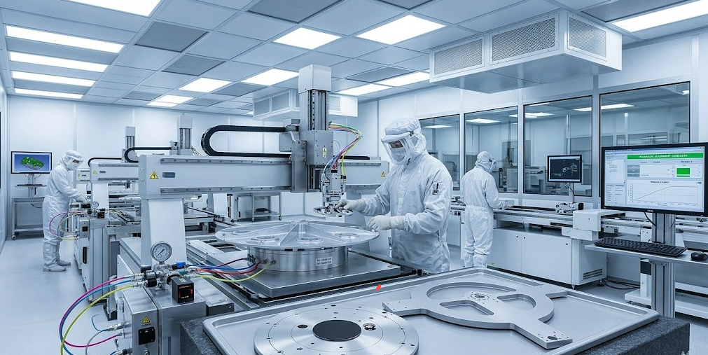 Actual Images of a Semiconductor-Grade Industrial Cleanroom Environment
