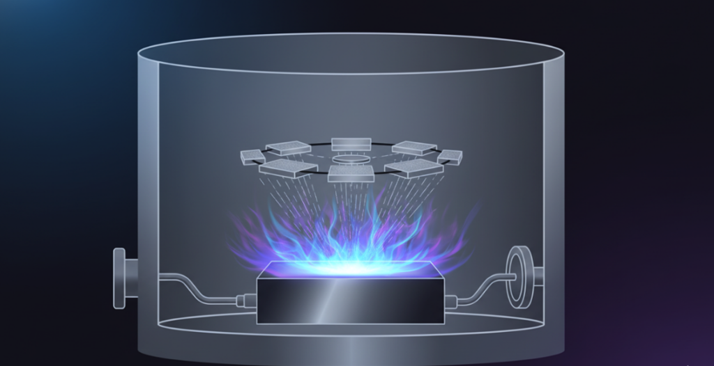 Schematic diagram of the working principle of PVD vacuum cavity