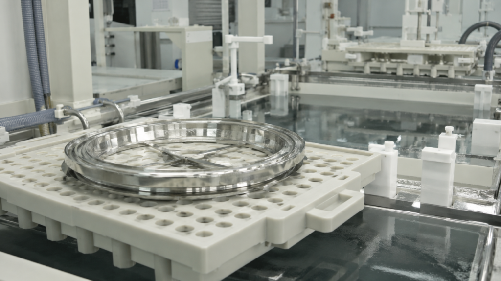 electropolishing semiconductor parts for people
