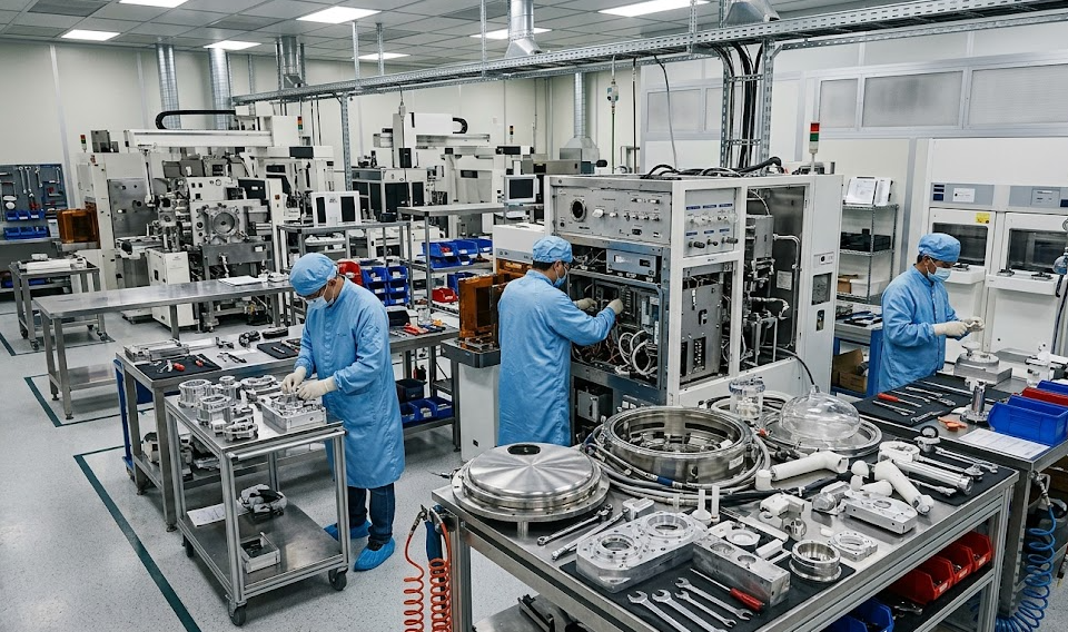 semiconductor machined parts for people

