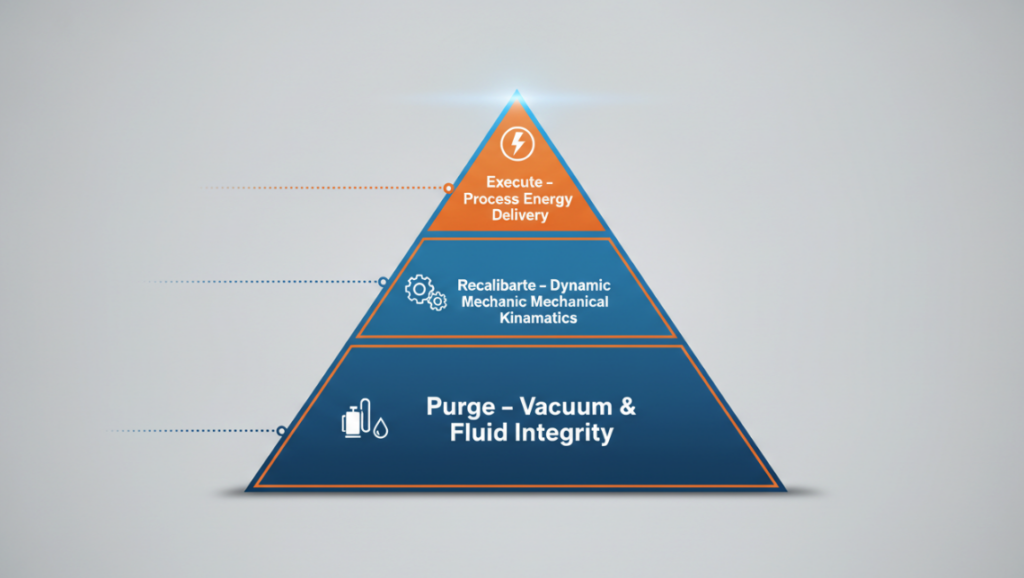A 3-tier pyramid model diagram.