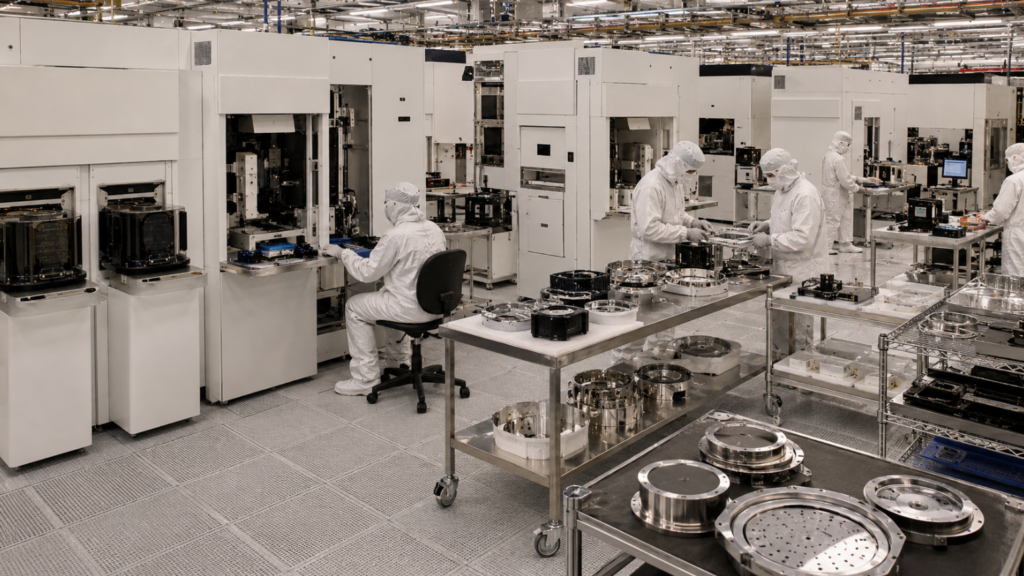 Etching of semiconductor precision parts for the crowd

