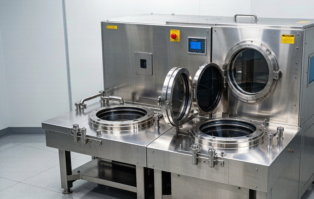 AMAT Endura PVD cluster tool in semiconductor cleanroom
