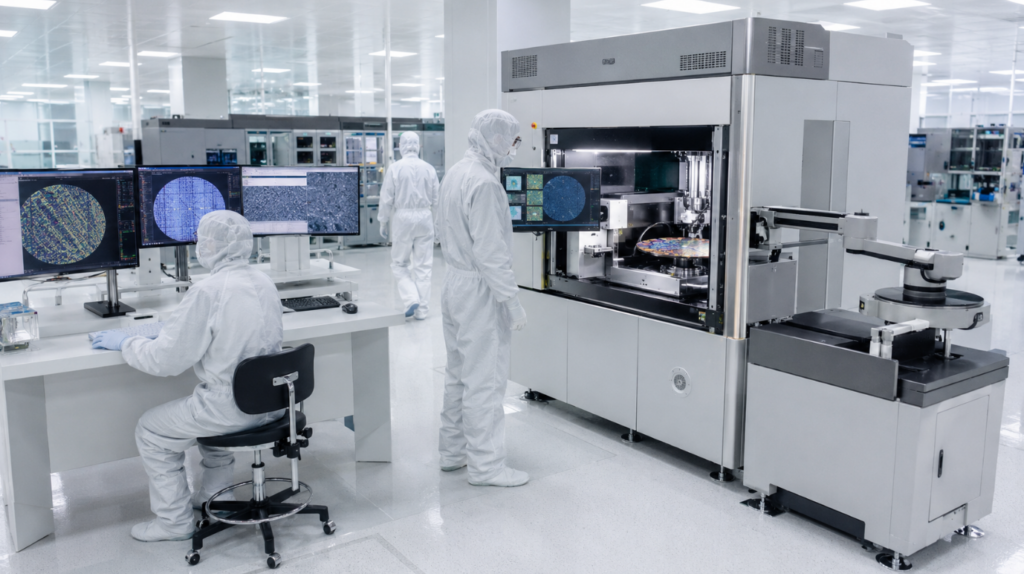 semiconductor wafer inspection for the crowd