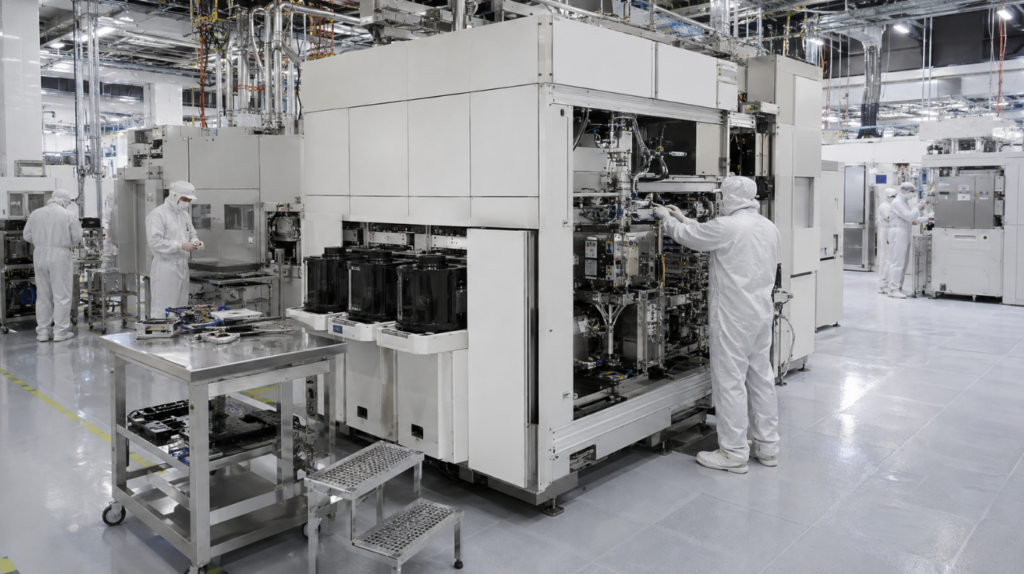 semiconductor wafer processing equipment applicable crowd